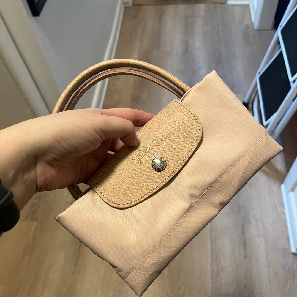 Longchamp Le Pliage Small Top Handle Bag Fleurs